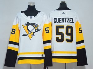 Women's Youth Pittsburgh Penguins #59 Jake Guentzel White Jersey