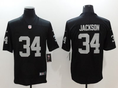 Las Vegas Raiders #34 Bo Jackson Black Vapor Limited Jersey
