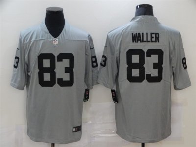 Las Vegas Raiders #83 Darren Waller Gray Inverted Limited Jersey