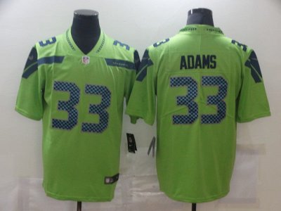 Seattle Seahawks #33 Jamal Adams Green Vapor Limited Jersey