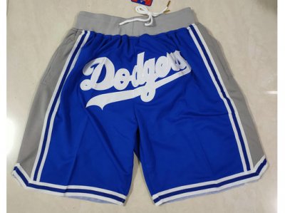 Los Angeles Dodgers Just Don Dodgers Royal Baseball Shorts