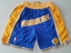 Golden State Warriors Just Don Warriors Blue Basketball Shorts