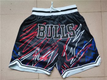 Chicago Bulls Just Don Black Sublimated Basketball Shorts