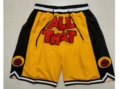 All That TV Series Just Don All That Gold Basketball Shorts