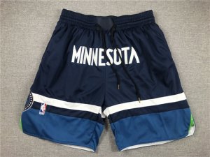Minnesota Timberwolves Minnesota Navy Basketball Shorts