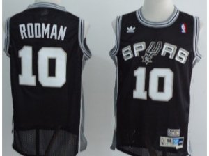 San Antonio Spurs #10 Dennis Rodman Black Hardwood Classics Jersey