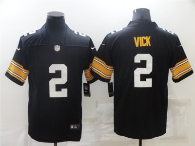 Pittsburgh Steelers #2 Michael Vick Alternate Black Vapor Limited Jersey