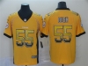 Pittsburgh Steelers #55 Devin Bush Gold Drift Fashion Limited Jersey