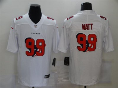 Houston Texans #99 J.J. Watt White Shadow Logo Limited Jersey