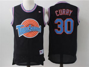 Space Jam Tune Squad #30 Stephen Curry Black Jersey