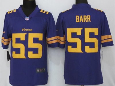 Minnesota Vikings #55 Anthony Barr Purple Color Rush Jersey
