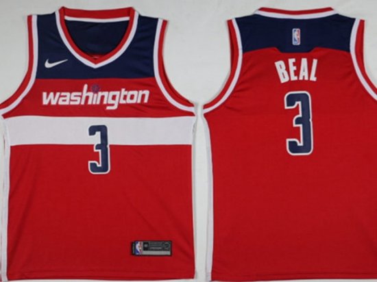 Washington Wizards #3 Bradley Beal Red Swingman Jersey