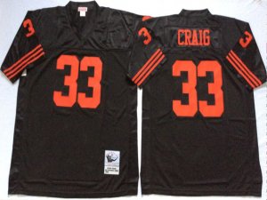 San Francisco 49ers #33 Roger Craig Throwback Black Jersey