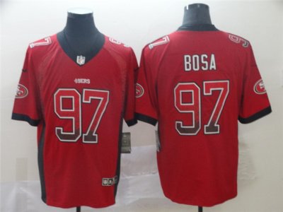 San Francisco 49ers #97 Nick Bosa Red Drift Fashion Limited Jersey