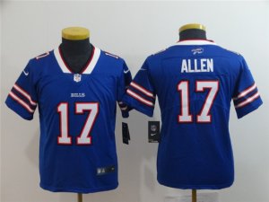 Youth Buffalo Bills #17 Josh Allen Blue Vapor Limited Jersey