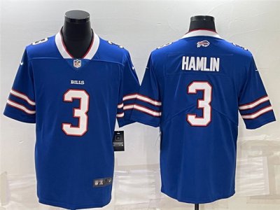 Buffalo Bills #3 Damar Hamlin Blue Vapor Limited Jersey