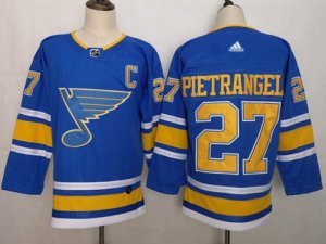 St. Louis Blues #27 Alex Pietrangelo Alternate Blue Jersey