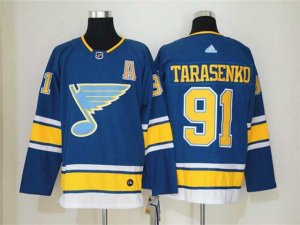 St. Louis Blues #91 Vladimir Tarasenko Alternate Blue Jersey