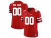 NCAA Ohio State Buckeyes Custom #00 Red College Football Jersey