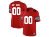 NCAA Ohio State Buckeyes Custom #00 Red Diamond College Football Jersey