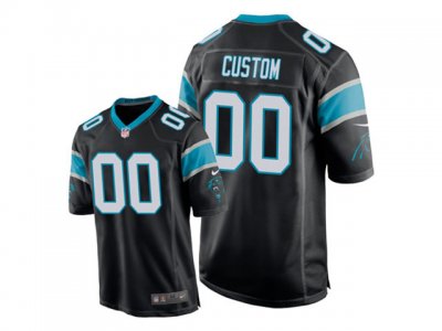 Carolina Panthers #00 Black Vapor Limited Custom Jersey