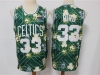 Boston Celtics #33 Larry Bird Green Printing Tear Up Pack Mitchell&ness Swingman Jersey