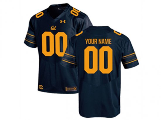 NCAA California Golden Bears #00 Navy College Football Custom Jersey