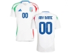 National Italy #00 Away White 2024/25 Soccer Custom Jersey