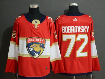 Florida Panthers #72 Sergei Bobrovsky Red Jersey