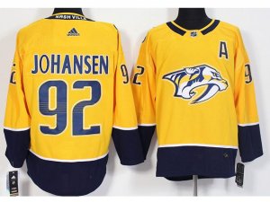 Nashville Predators #92 Ryan Johansen Gold Jersey