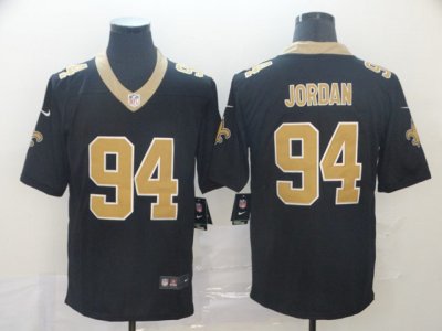 New Orleans Saints #94 Cameron Jordan Black Vapor Limited Jersey