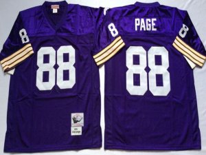 Minnesota Vikings #88 Alan Page 1975 Throwback Purple Jersey