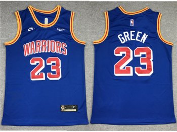 Golden State Warriors #23 Draymond Green 2021-22 Blue Classic Edition Swingman Jersey