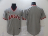 Los Angeles Angels Blank Gray Cool Base Team Jersey