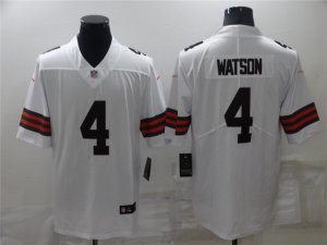 Youth Cleveland Browns #4 Deshaun Watson White Vapor Limited Jersey