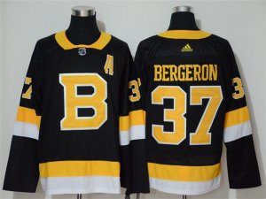 Boston Bruins #37 Patrice Bergeron Alternate Black Jersey