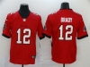 Tampa Bay Buccaneers #12 Tom Brady Red Vapor Limited Jersey