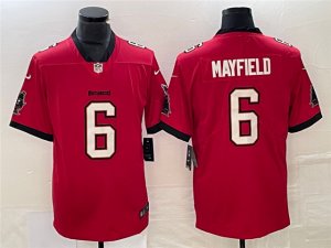 Tampa Bay Buccaneers #6 Baker Mayfield Red Vapor Limited Jersey