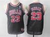 Youth Chicago Bulls #23 Michael Jordan Throwback Black Jersey