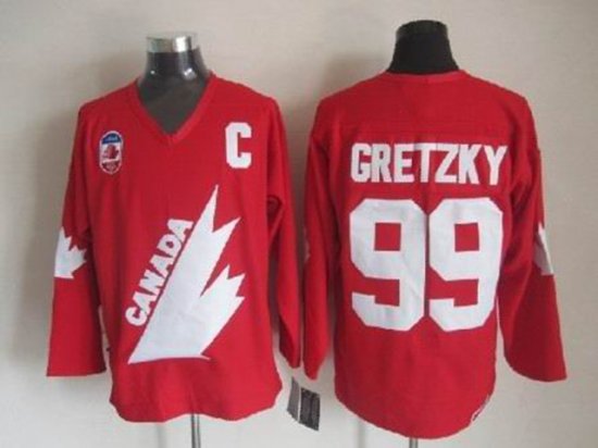 1991 Canada Cup Team Canada #99 Wayne Gretzky CCM Vintage Red Hockey