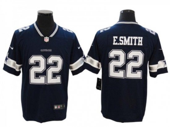 Dallas Cowboys #22 Emmitt Smith Blue Vapor Limited Jersey