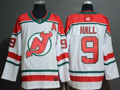 New Jersey Devils #9 Taylor Hall Alternate White Jersey