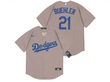 Los Angeles Dodgers #21 Walker Buehler Alternate Gary Cool Base Jersey