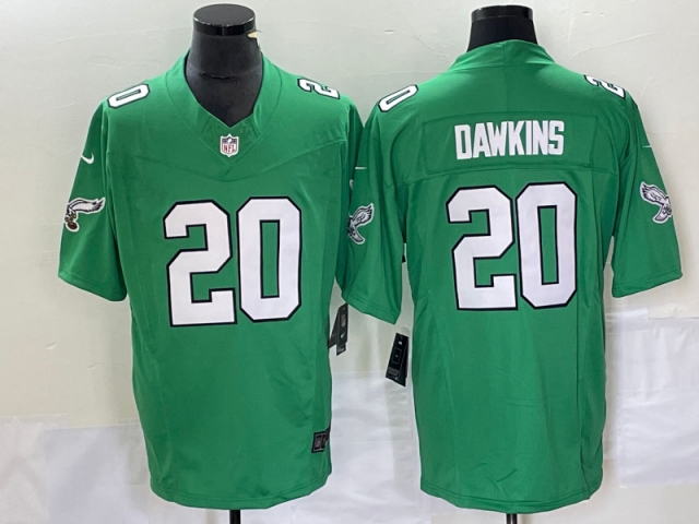 Philadelphia Eagles #20 Brian Dawkins Kelly Green Vapor F.U.S.E. Limited Jersey - Click Image to Close