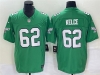 Philadelphia Eagles #62 Jason Kelce Kelly Green Vapor F.U.S.E. Limited Jersey