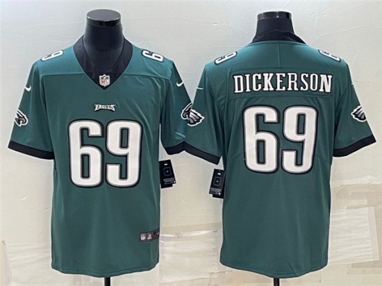 Philadelphia Eagles #69 Landon Dickerson Green Vapor Limited Jersey