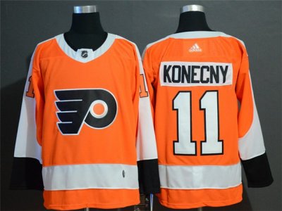 Philadelphia Flyers #11 Travis Konecny Orange Jersey