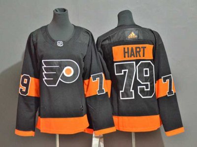 Philadelphia Flyers #79 Carter Hart Black Alternate Jersey