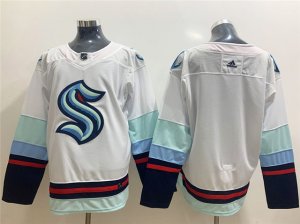 Seattle Kraken Blank White Team Jersey