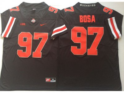 NCAA Ohio State Buckeyes #97 Joey Bosa Black College Football Jersey